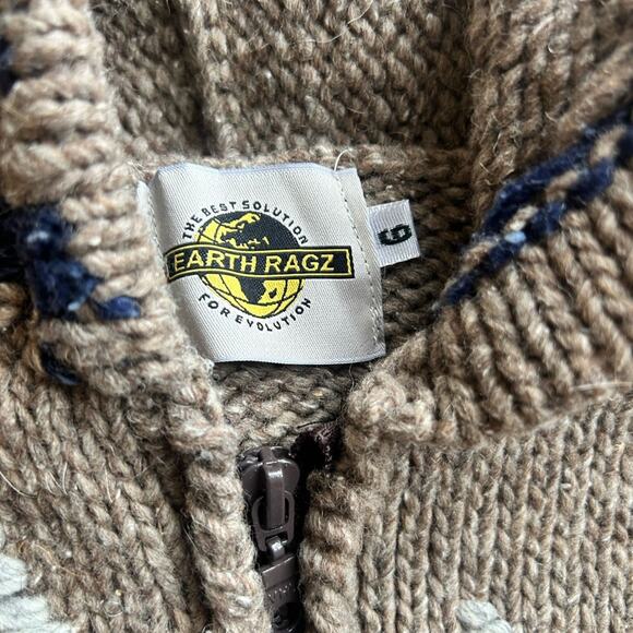 NOT FOR SALE Earth Ragz train wool sweater kids Size 6 - Picture 5 of 5